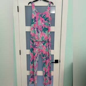 Lilly Pulitzer PJ Set Tank and Pants Very good condition